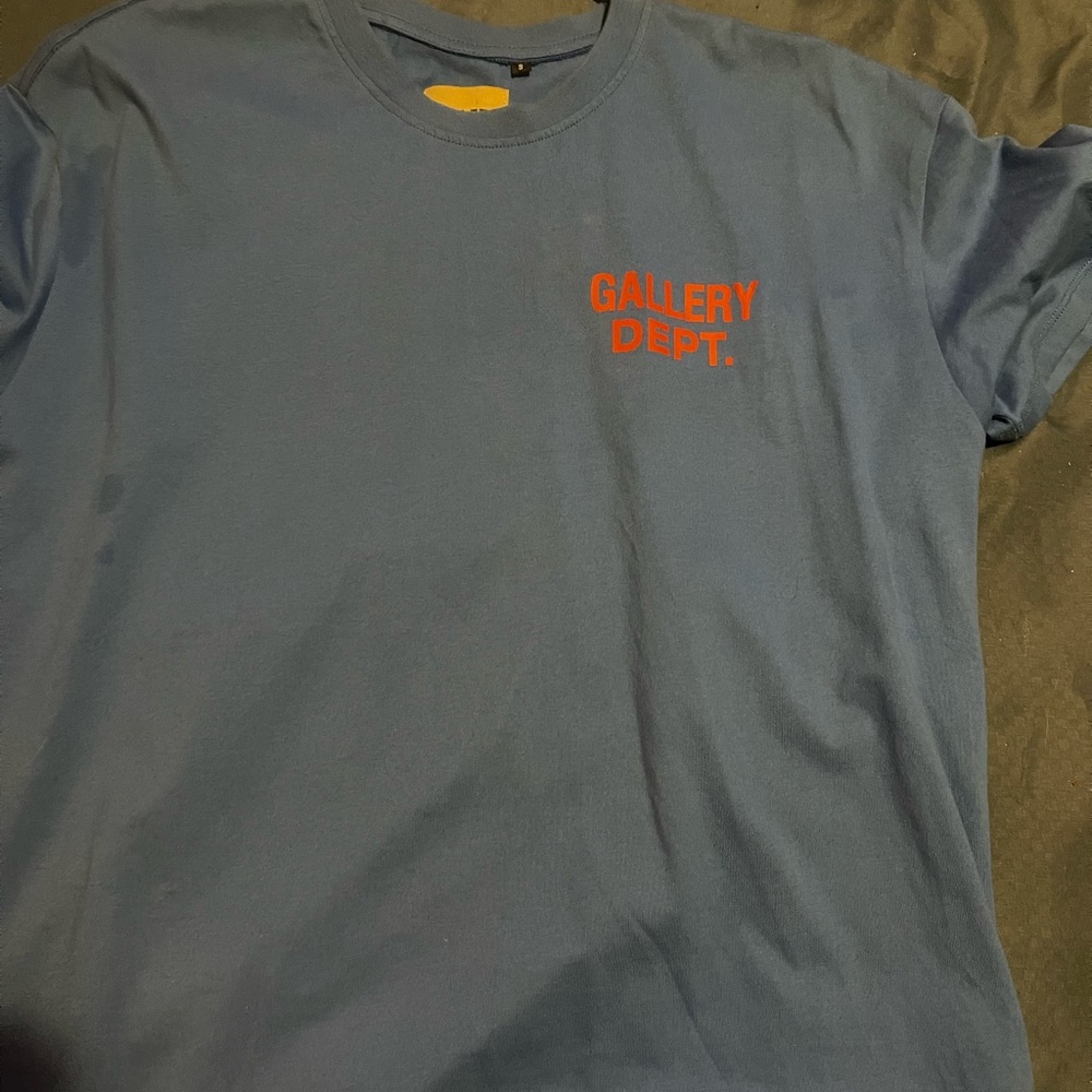 Gallery Dept Blue Short Sleeve Tee